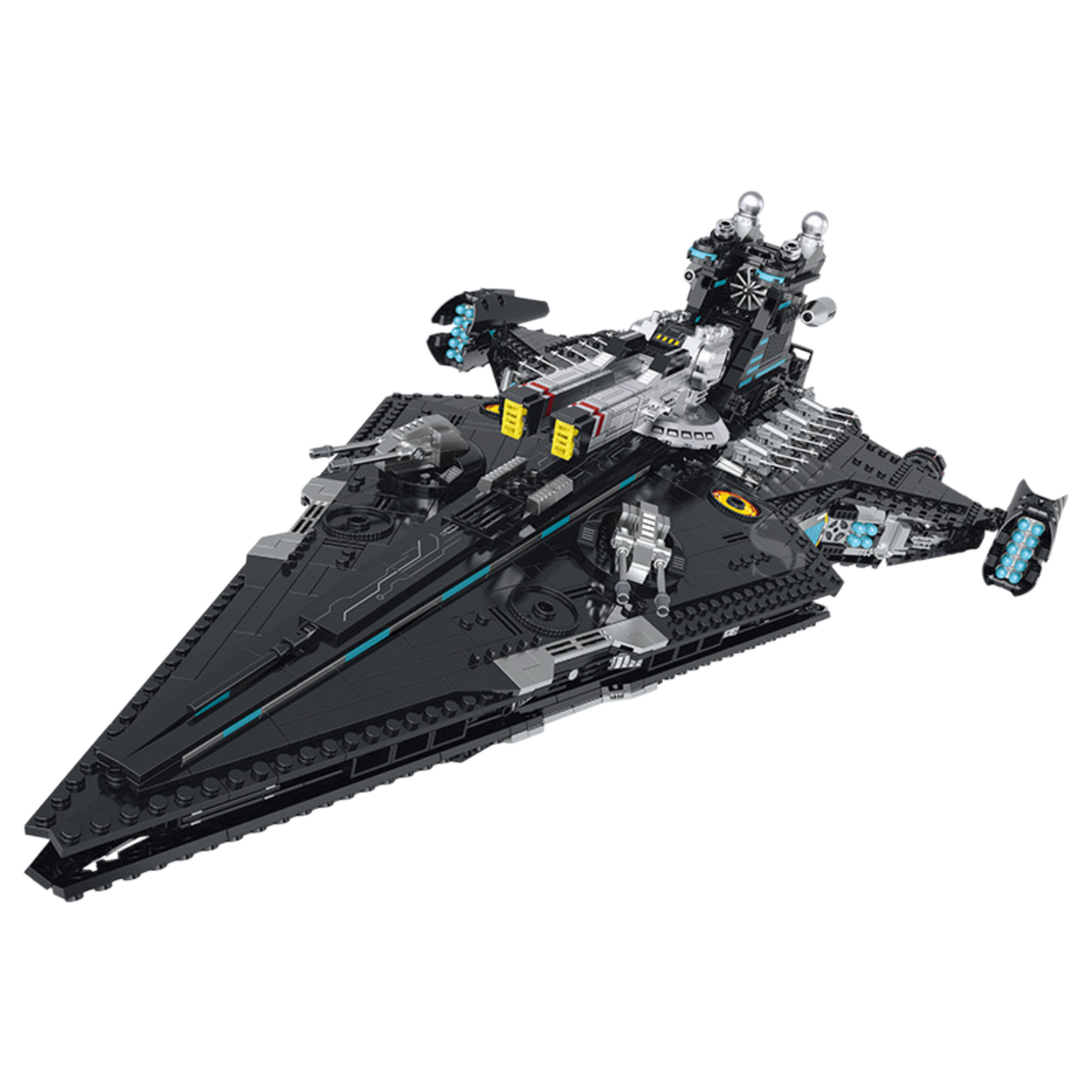 Dark Meridian interceptor heavy cruiser building blocks model - Power Blockz