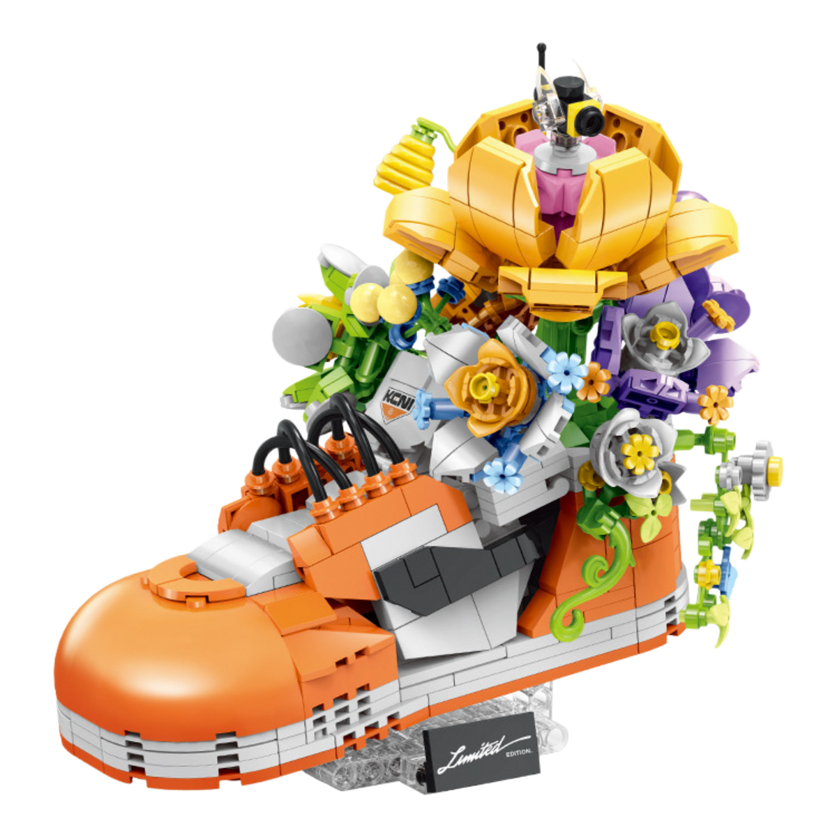 Blossom Craft life-size floral sculpture building blocks model - Power Blockz