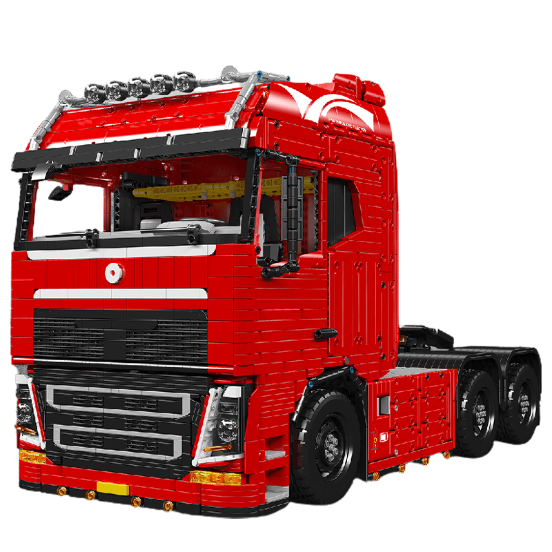Mould King 19015 + 19015T - EU Truck With Trailer Remote Control - vue 2 | Power Blockz