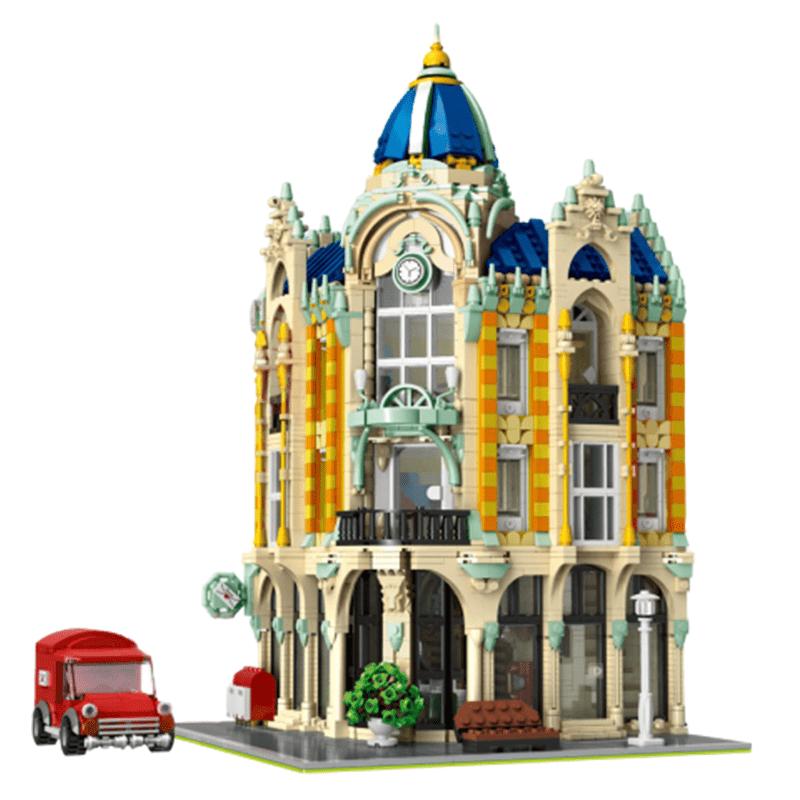 Mould King 16010 - Corner Post Office | Power Blockz