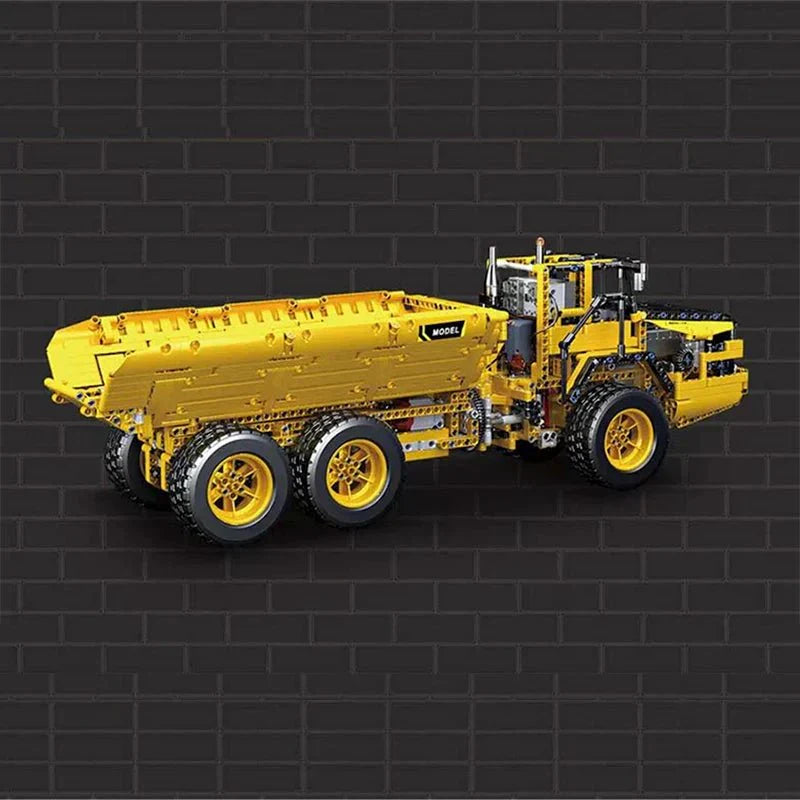 Mould King 17010S - RC Articulated Dump Truck - vue 11 | Power Blockz