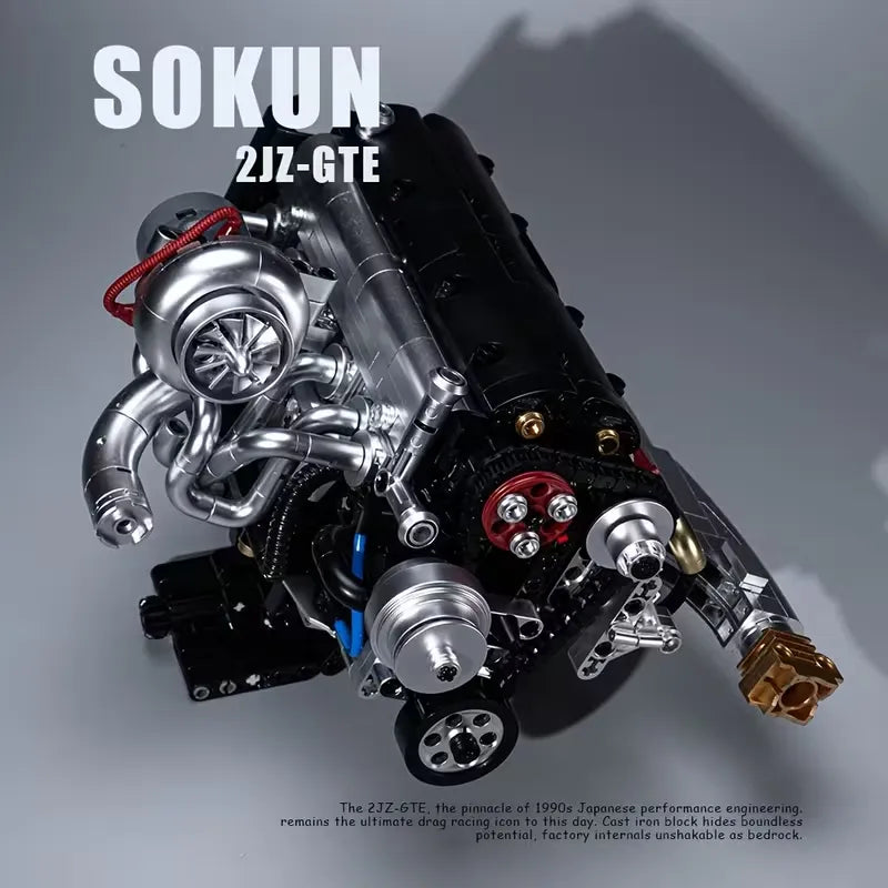 PB8814 - JDM 2JZ-GTE Engine - vue 9 | Power Blockz