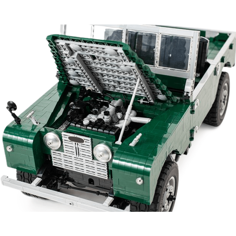 Gobricks MOC-91183 - Classic British SUV - vue 5 | Power Blockz