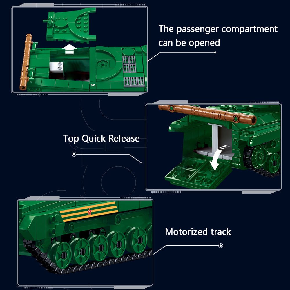 Sluban M38-B1136 - BMP-2MS Infantry Gighting Vehicle - vue 7 | Power Blockz