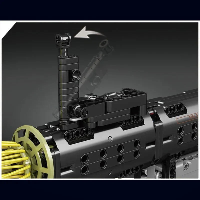 Mould King 14017 - RPG Rocket Grenade launcher - vue 7 | Power Blockz