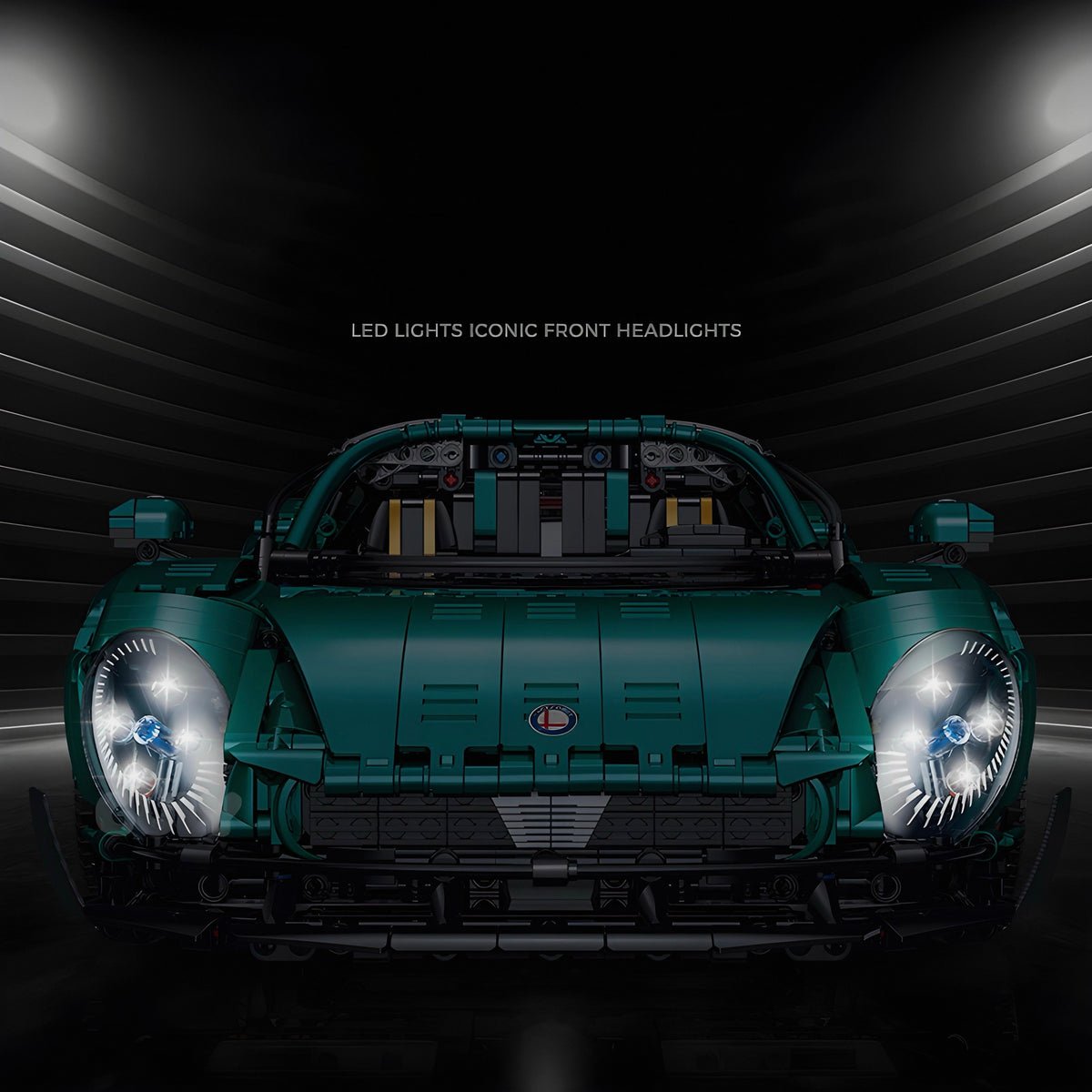 Guly 10621 - Static Version - Retro V6 33 Stradale Supercar - vue 4 | Power Blockz