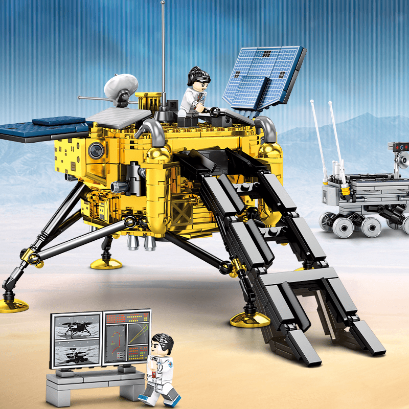 Sembo 203301 - Lunar Probe - vue 2 | Power Blockz