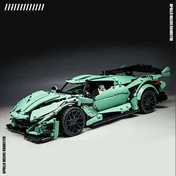 Lisong LS66001 - Static Version - Green Track-Only Hypercar - vue 6 | Power Blockz