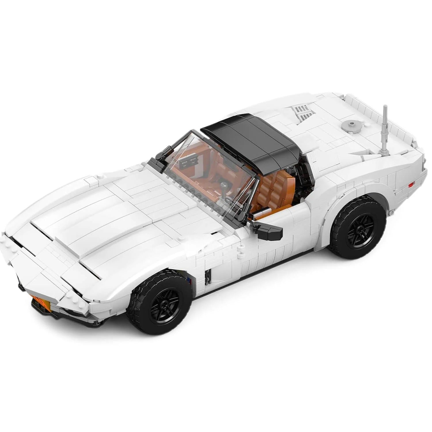 Mould King 10198 - ’70s American Sports Coupe - vue 3 | Power Blockz