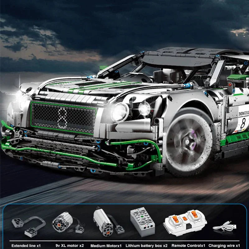 Sembo 701138 - Static Version - GT3 Continental Endurance Racer - vue 5 | Power Blockz