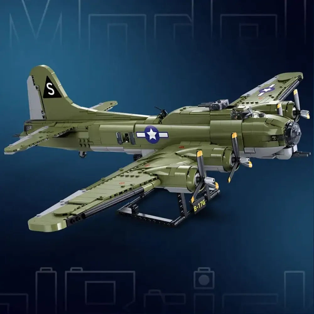 Sluban M38-B1367 - B-17GS Flying Fortress - vue 4 | Power Blockz