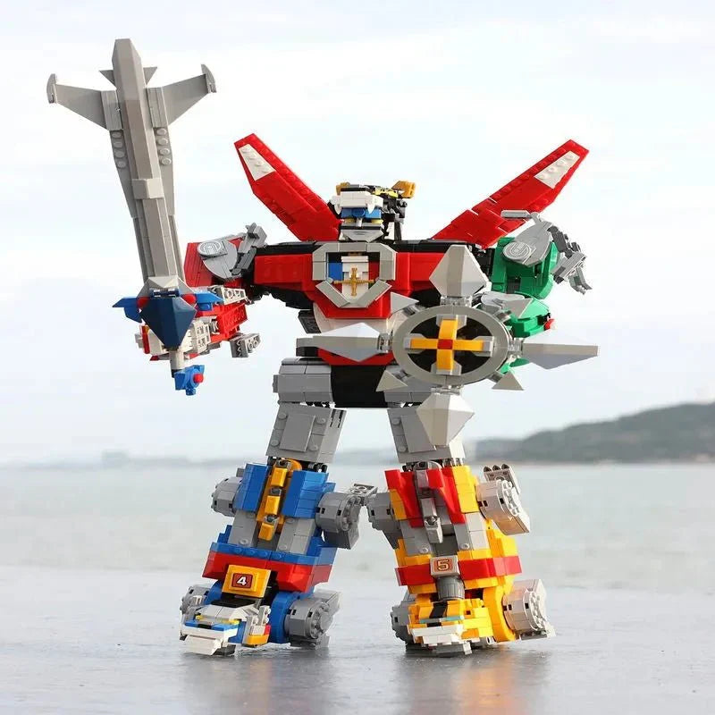 Power Brickz 21311 - Voltron Defender Transformed - vue 10 | Power Blockz
