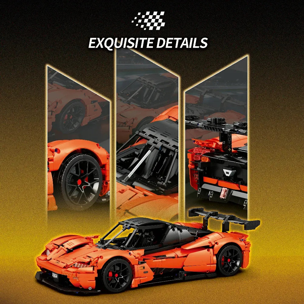 Reobrix 11011 - Hypercar Xbow GT-XR - vue 5 | Power Blockz