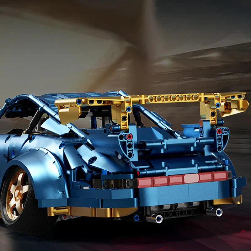 Xinyu YC-23006 - Widebody 911 RWB Blue - vue 12 | Power Blockz