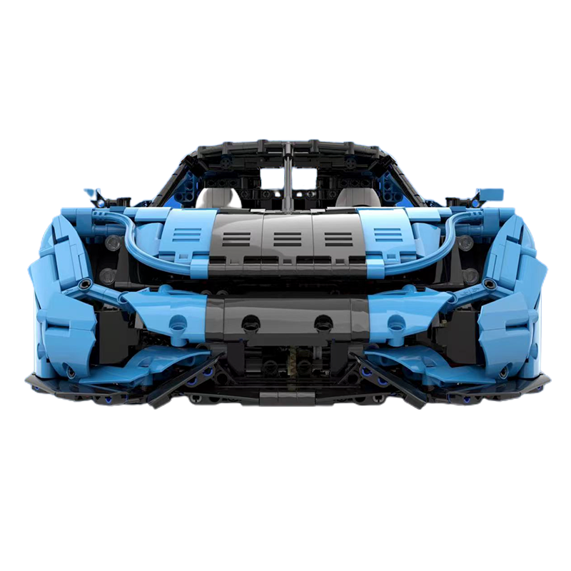 Ragare T010 BLUE - Swedish Hypercar Regera - Electric Blue - vue 3 | Power Blockz