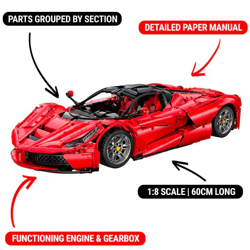 CaDa C61505W - Hybrid V12 Flagship Hypercar - vue 16 | Power Blockz