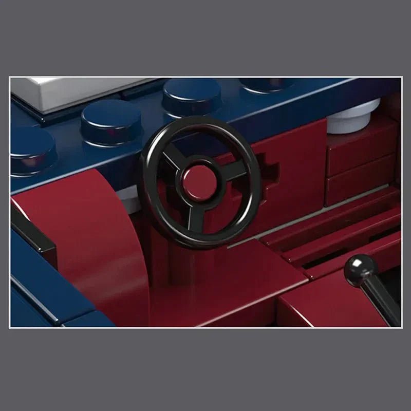 Mould King 27048 - Mini Retro Pony Car - vue 6 | Power Blockz