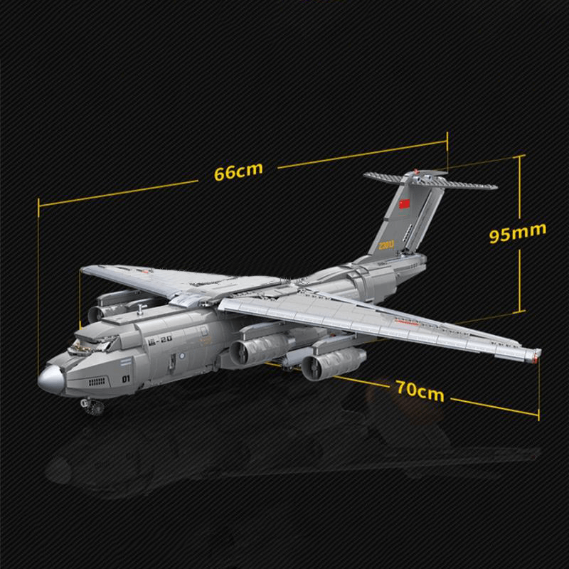 Xingbao 23013 - Xi'an Y-20 Cargo Aircraft - vue 13 | Power Blockz