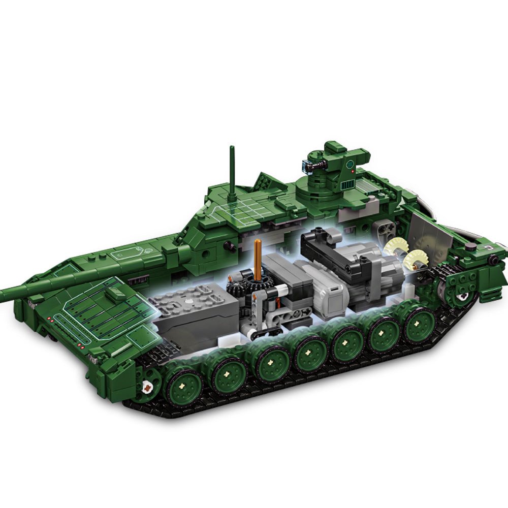 12GO 96003 - T-14 Armata Main Battle Tank - vue 5 | Power Blockz