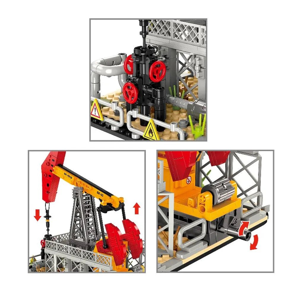 Jiestar JJ9221 - Offshore Oil Platform - vue 9 | Power Blockz