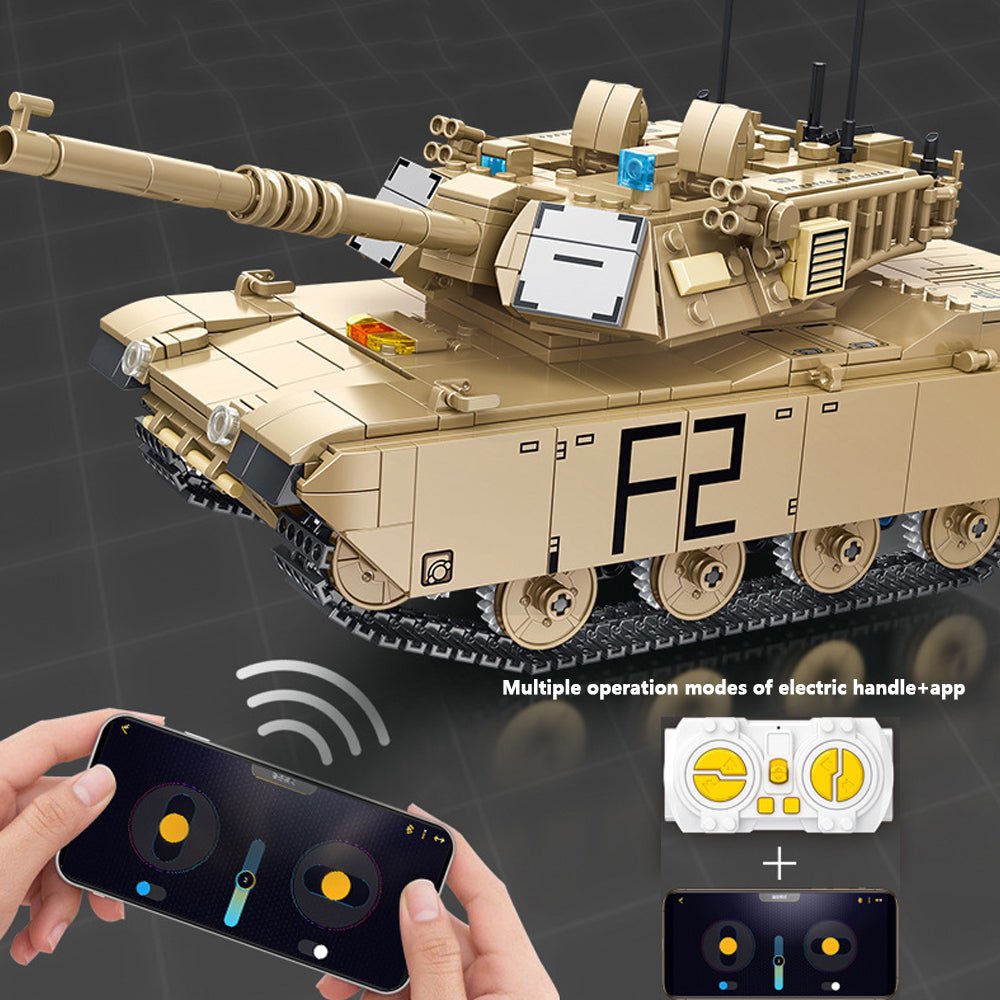 Panlos 676006 - M1A2 Abrams Main Battle Tank - vue 4 | Power Blockz