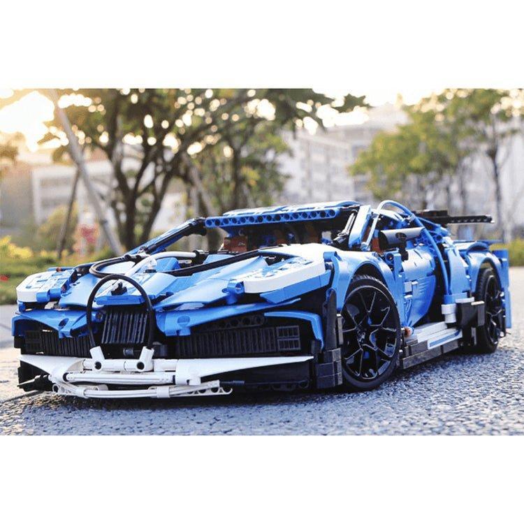 Mould King 13125 - Aerodynamic W16 Chiron Hyper Beast - vue 5 | Power Blockz