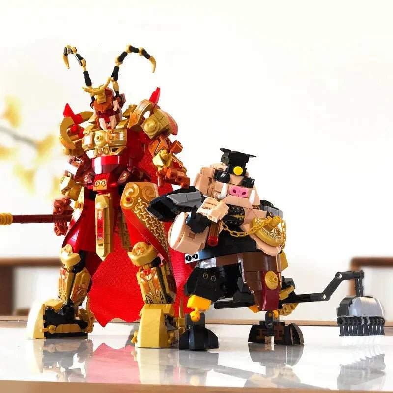 Movie King Monkie Pig Warrior Mecha Bricks Toy | 547pcs - Movie King Monkie Pig Warrior Mecha Bricks Toy - vue 3 | Power Blockz
