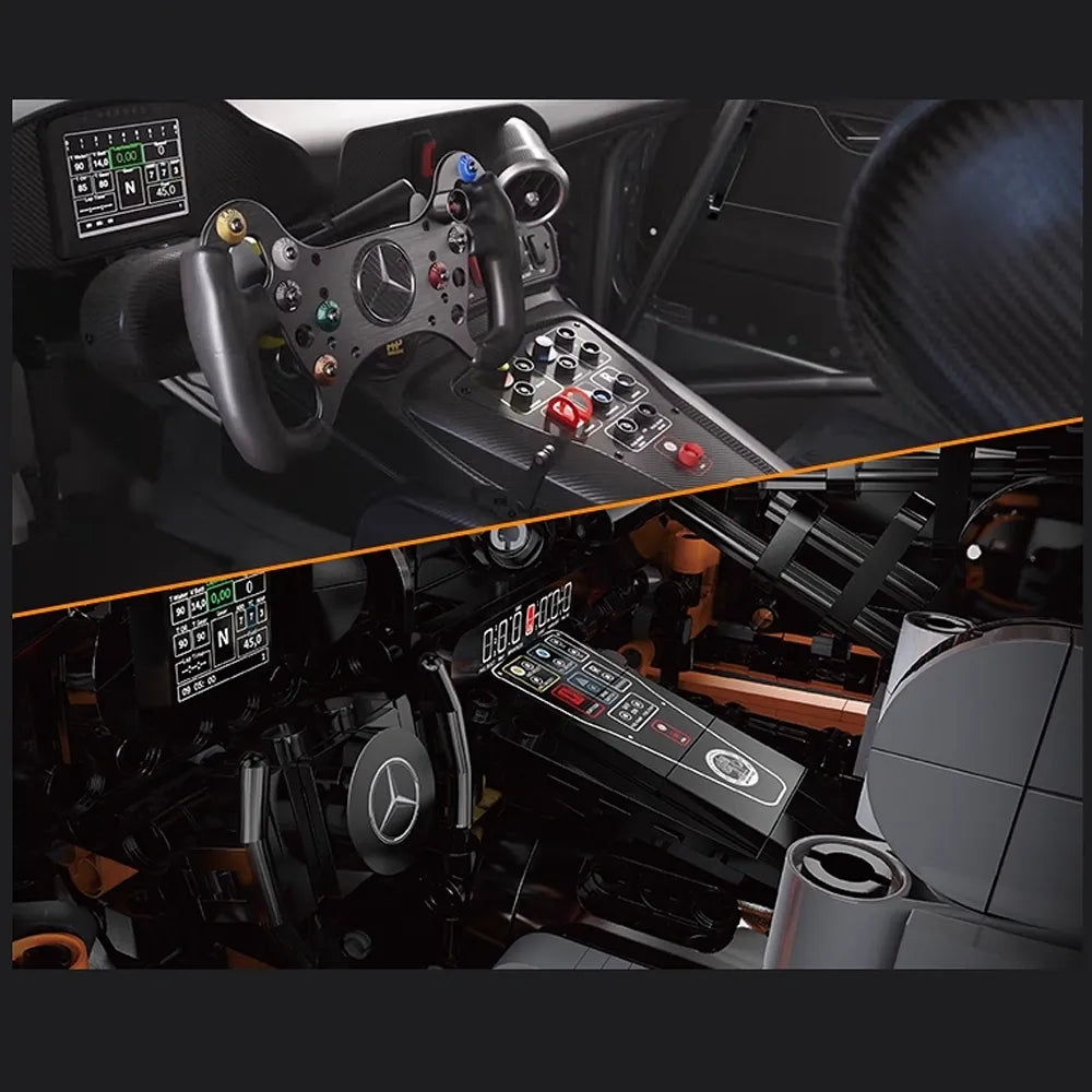 C64008W - Mercedes AMG GT Black Series - vue 4 | Power Blockz