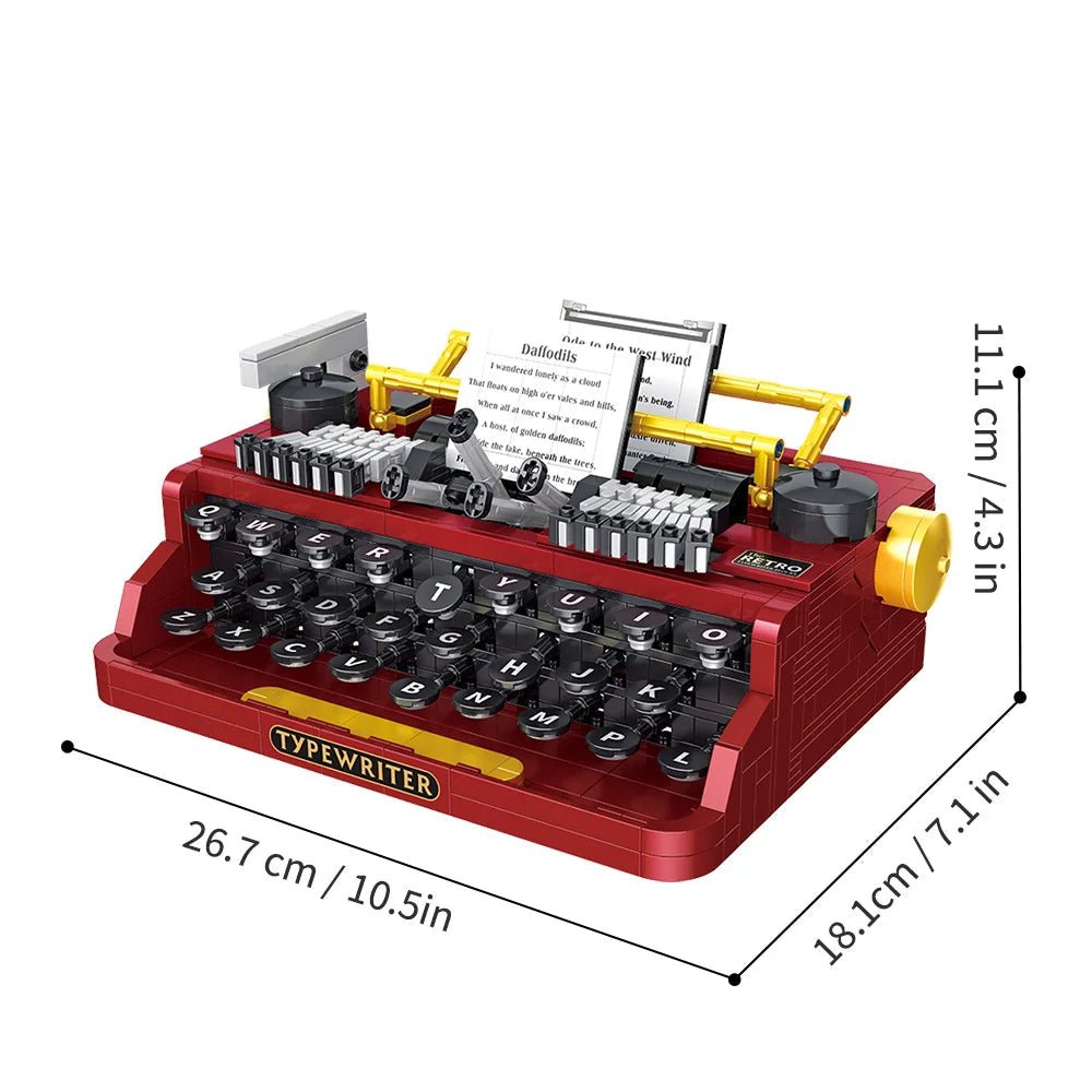 GaoMiSi T2112 - Retro Mechanical Typewriter - vue 6 | Power Blockz