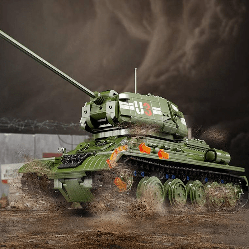 TGL T4014 - Remote Controlled T34 Tank - vue 9 | Power Blockz