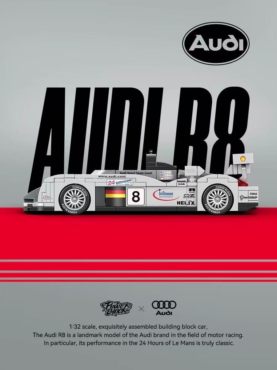 Power Build PB8813 - Le Mans Prototype V8 Racer - vue 7 | Power Blockz
