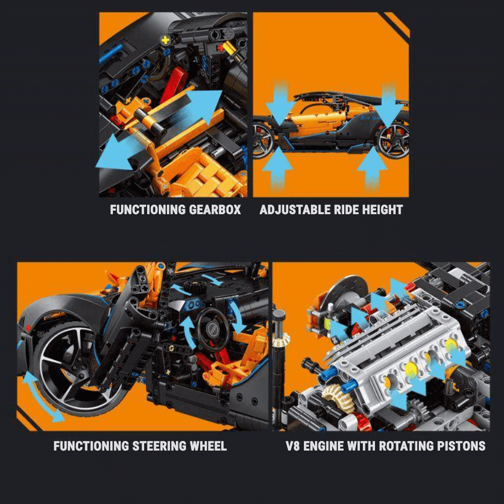 Y18001 no PF - British Sabre Hypercar - Ultimate Edition - vue 6 | Power Blockz
