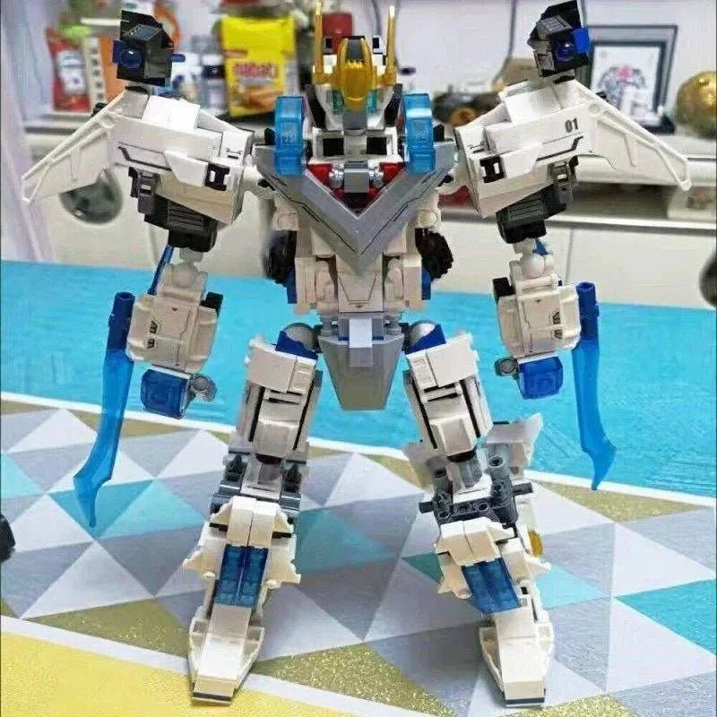 Deformation Wind Blade Mech Robot | 901pcs - Deformation Wind Blade Mech Robot - vue 2 | Power Blockz