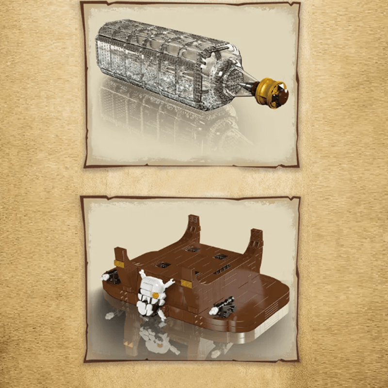 Mould King 10066 - The Ultimate Ship In A Bottle - vue 6 | Power Blockz
