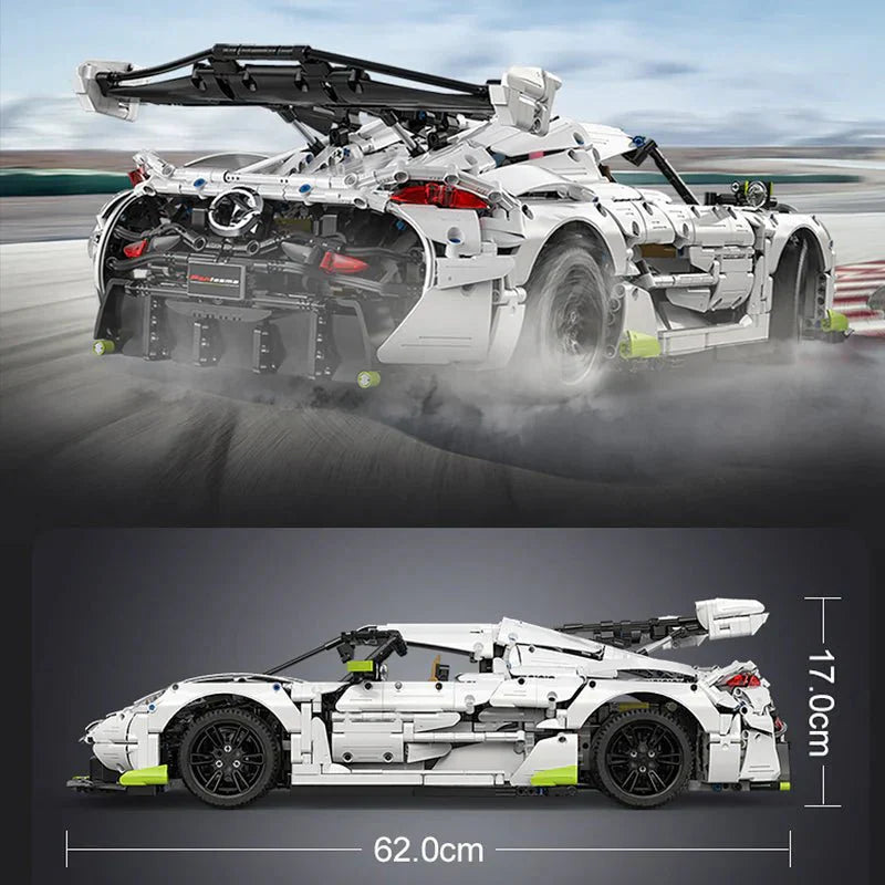 Guly 10628 - Static Version - Twin-Turbo Track Hypercar - vue 5 | Power Blockz