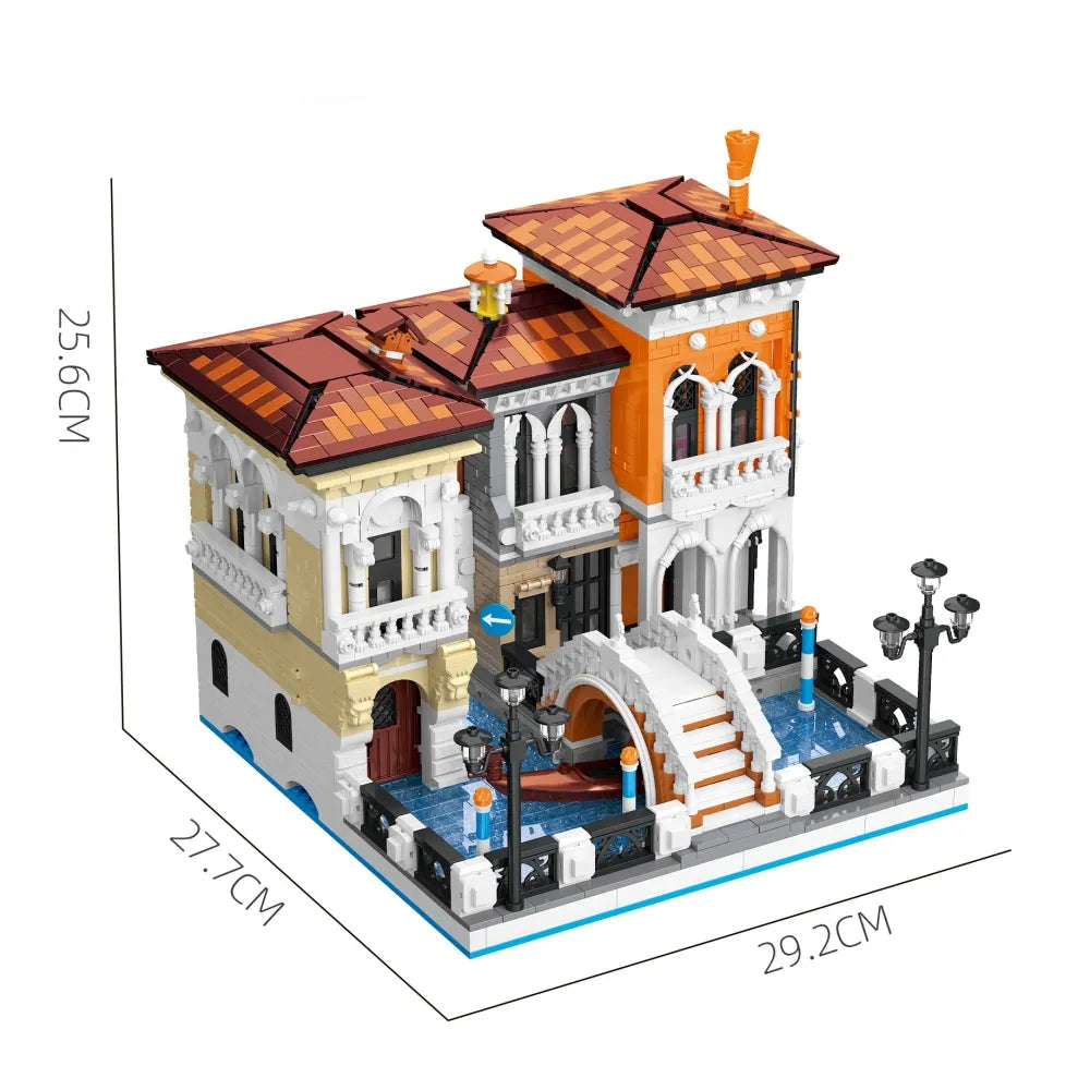 JIESTAR 57025 - The Little Venice Modular Buildings - vue 6 | Power Blockz