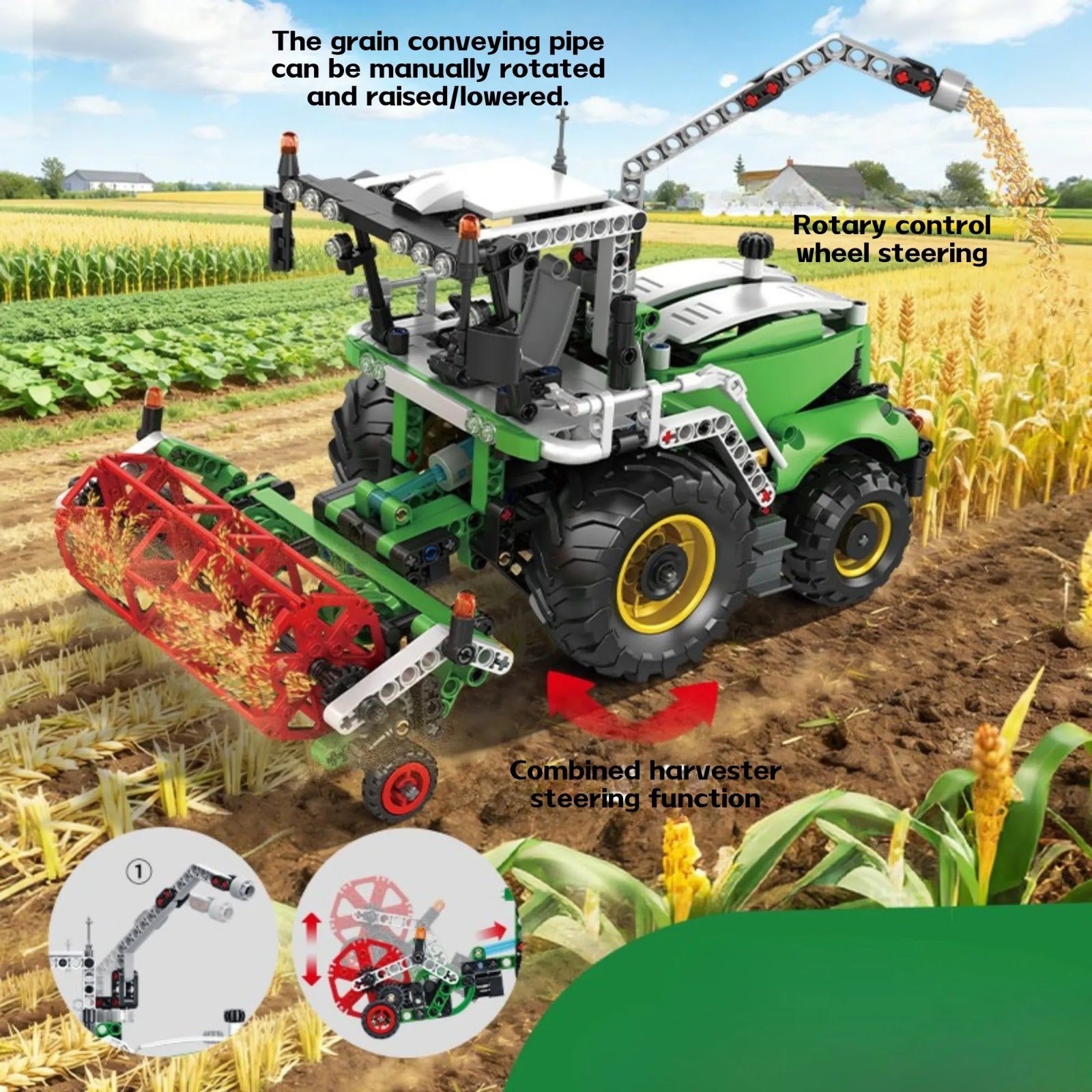 Forange FC9212 - Farm Harvester - vue 2 | Power Blockz