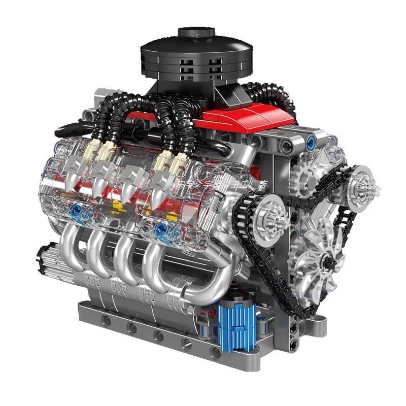 Mould King 10171 - Functional LSX454 V8 Engine | Power Blockz
