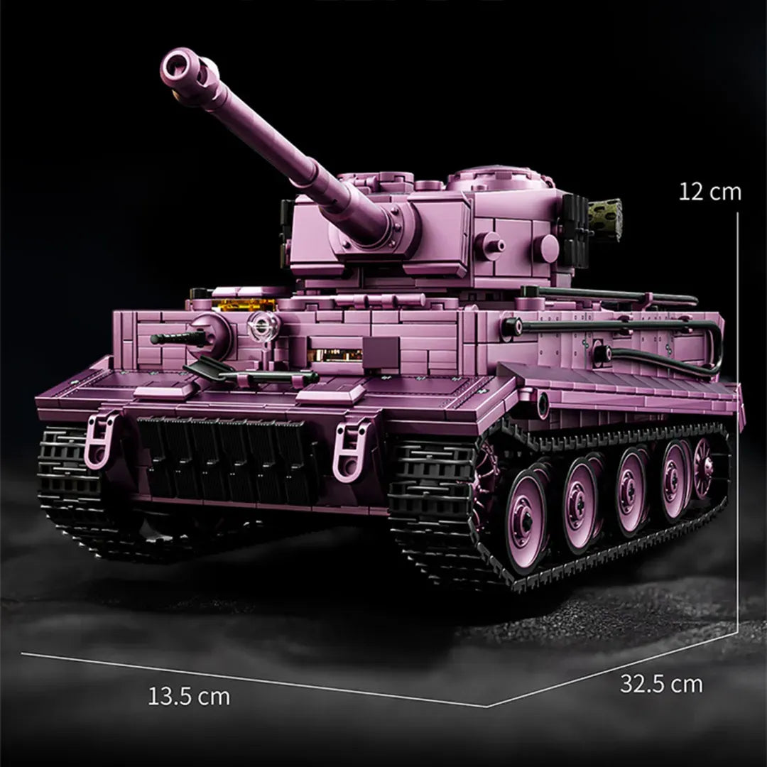 12GO 97009 - The Tiger Heavy Tank - vue 7 | Power Blockz