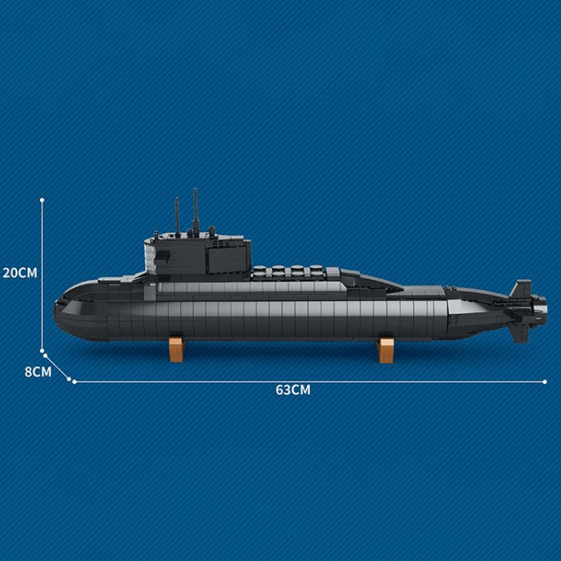 Sluban M38-B0703 - Nuclear Submarine - vue 5 | Power Blockz