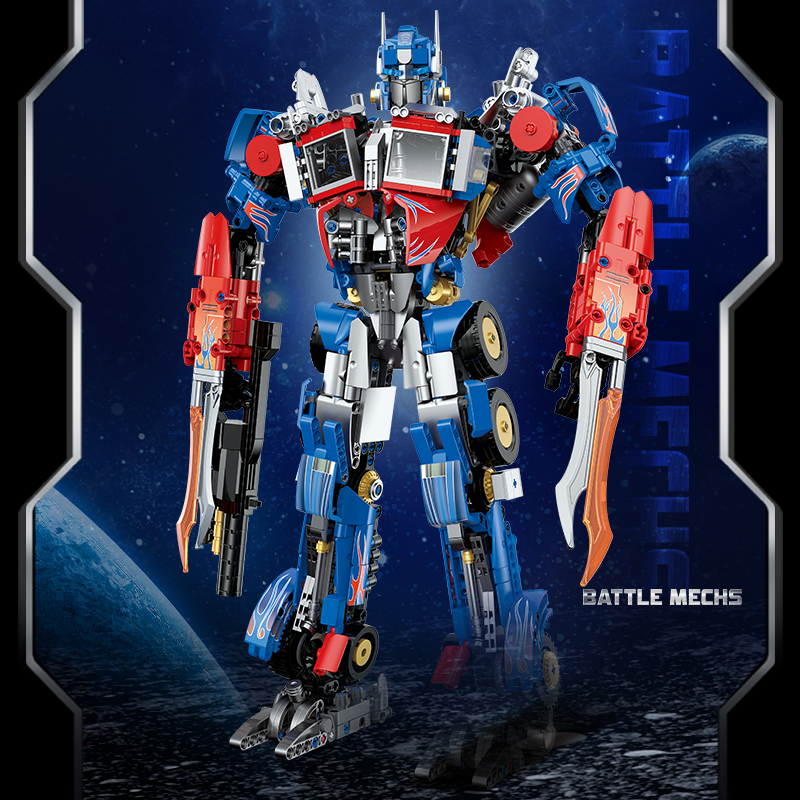 10535 - Vanguard Titan Commander Battle Mecha - View 3 | Power Blockz