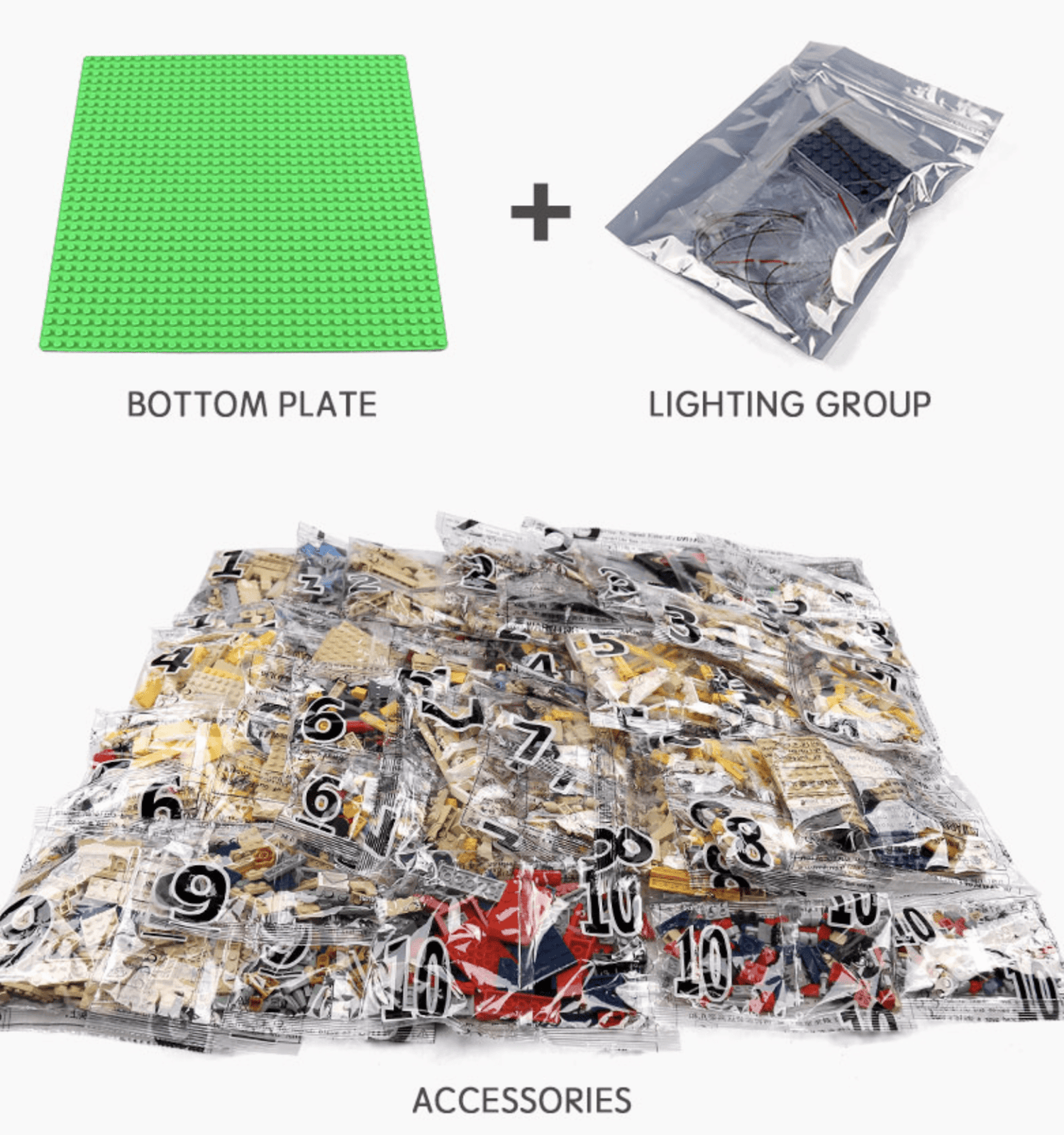 Mould King 16010 - Corner Post Office - vue 2 | Power Blockz