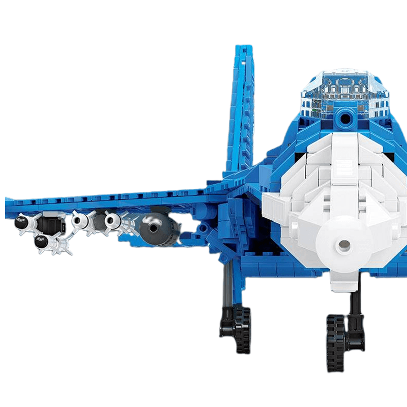 Jiestar JJ61050 - SU-35 Fighter - vue 4 | Power Blockz