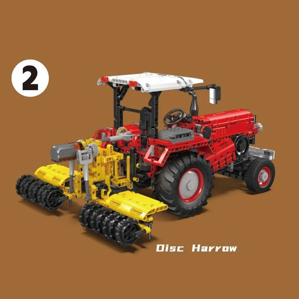 Mould King 17064 - Modern Farm Tractor - vue 7 | Power Blockz