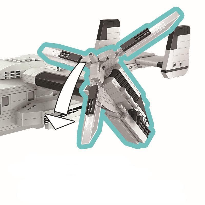 Winner 8029 - Cargo Plane - vue 5 | Power Blockz