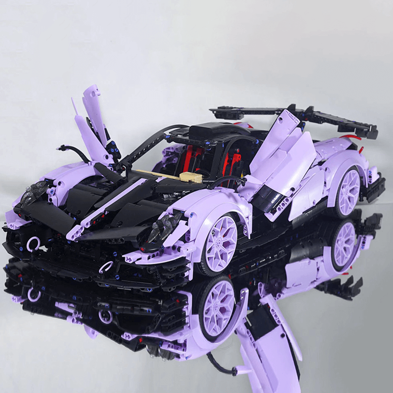 KBOX 10252 Static - Italian Huayra Hypercar Violet Edition - vue 5 | Power Blockz