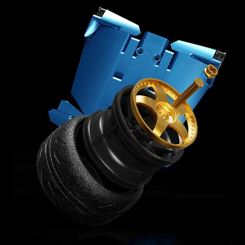 Xinyu YC-23006 - Widebody 911 RWB Blue - vue 5 | Power Blockz