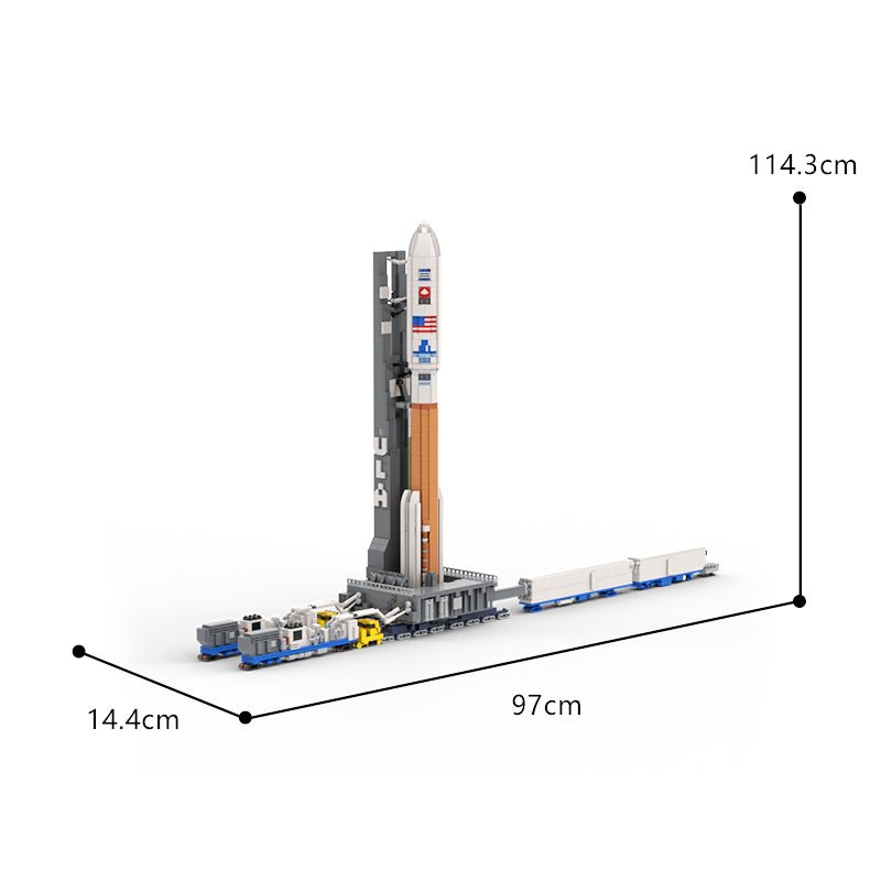 Gobricks MOC-121937 - Atlas V Launchpad - vue 9 | Power Blockz