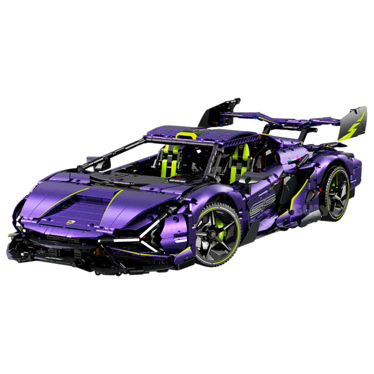Voltstrike Italian V12 supercar building blocks model - Power Blockz