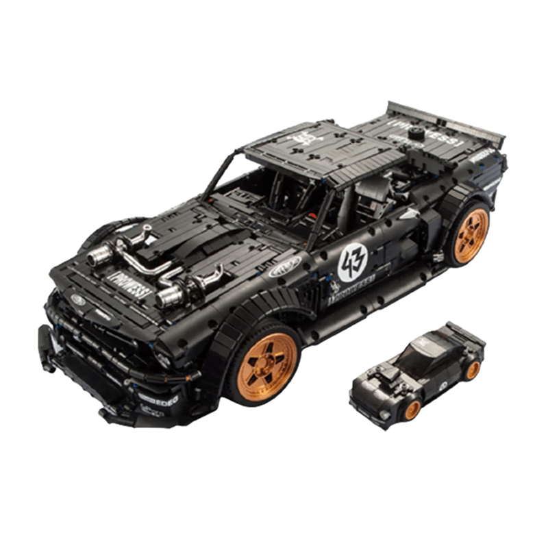 Mould King 13108 - Static Version - Drift V8 Fastback - vue 2 | Power Blockz